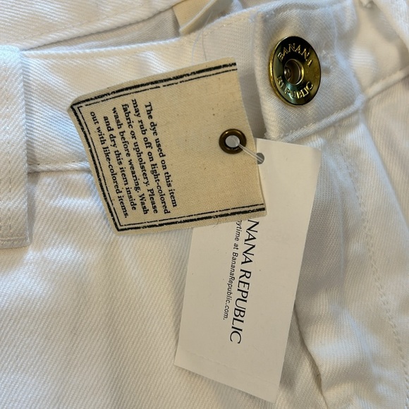 31” Waist White Banana Republic Skinny Jeans Tag Size 27 NWT - Picture 9 of 9